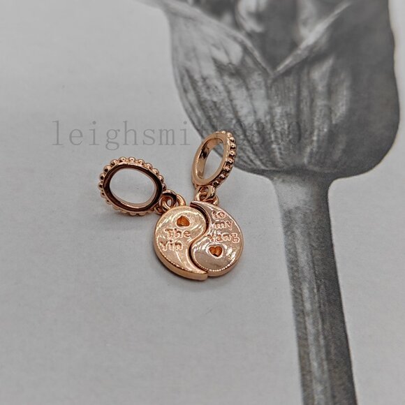 Pandora Splittable Yin & Yang Sparkling Dangle Charm - Picture 4 of 6